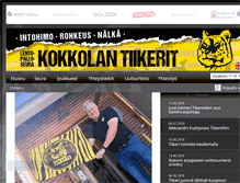 Tablet Screenshot of kokkolantiikerit.fi